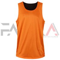 Orange Men Tank Top